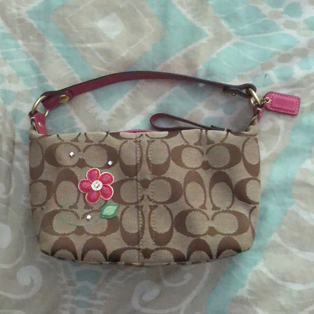 Limited Edition Flower Coach Pouch
